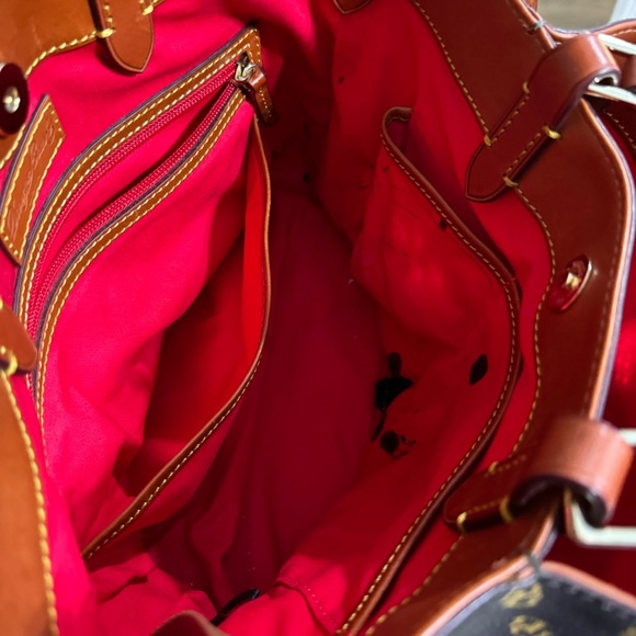 Dooney & Burke purse— numerous compartments with shoulder strap. - Picture 4 of 6